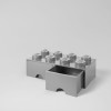 LEGO fioka (8): Kameno siva