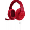 Logitech G433 Surround Sound Gaming Headset FIRE RED-3.5MM