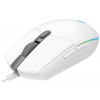 Logitech G203 Lightsync Gaming Wired Mouse, White USB, New