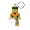 LEGO Ninjago privezak za ključeve sa svetlom: Zlatni nindža