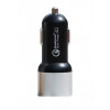 XPIN Charger CX22 black/silver, dual USB, 5V-3A/9V-2A/12V-1.5A