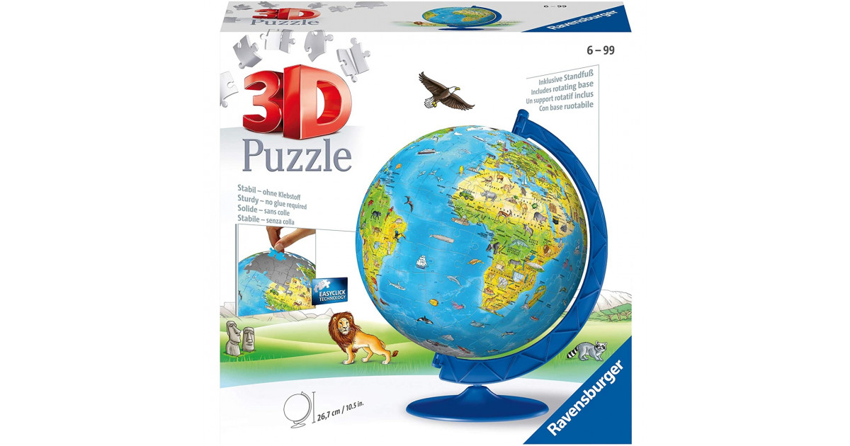 RAVENSBURGER 3D puzzle (slagalice) – Globus RA11288