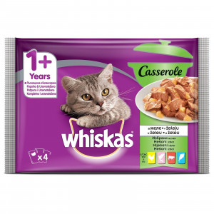WHISKAS hrana za mačku, Mesani izbor 4x85g 520250