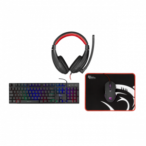 WHITE SHARK GC 4102 COMANCHE 4 in 1, Gaming Set