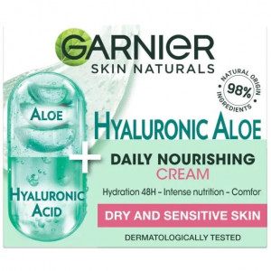 GARNIER Skin Naturals Hyaluronic Aloe hranljiva krema 50 ml 1003001195