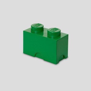 LEGO kutija za odlaganje (2): Tamnozelena