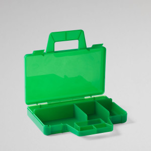 LEGO koferče za sortiranje: Zeleno