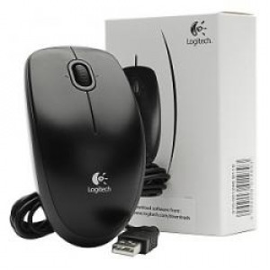 Logitech B100, Optical USB Mouse, Black OEM