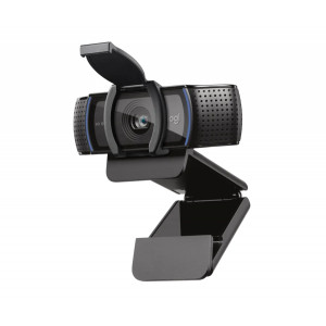 Logitech C920s HD Pro Webcam, with privacy shutter, Black