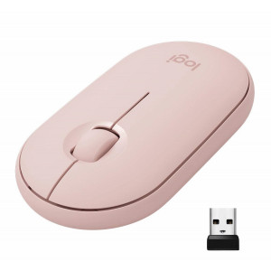 Logitech Pebble M350 Wireless Mouse - Rose