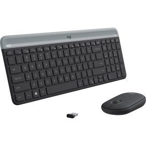 Logitech MK470 Slim Wireless Keyboard and Mouse Combo Graphite - US