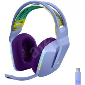 LOGITECH G733  Lightspeed Wireless RGB Gaming Headset, Lilac