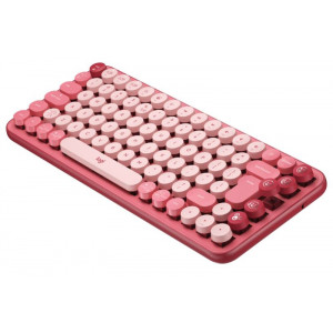 LOGITECH Pop Keyboard with Emoji, Heartbreaker Rose