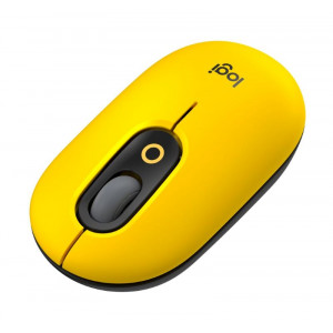 LOGITECH Pop Mouse with Emoji, Blast Yellow
