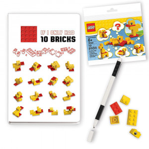 LEGO set (dnevnik, kockice i gel olovka)