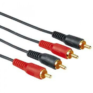 HAMA Audio Kabl  2xRCA M / 2xRCA M 10 m Crni 43218