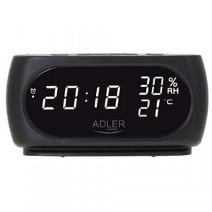 ADLER Budilnik sa merenjem temperature i vlažnosti AD1186