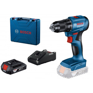 BOSCH GSR 185-Li akumulatorska bušilica - odvrtač; 18V; 1x2,0 Ah + kofer 06019K3001