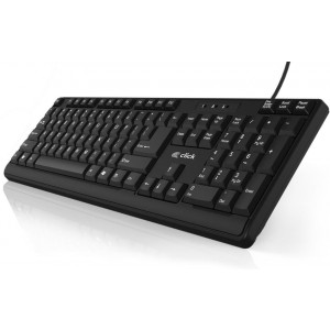 Click K-L0 Tastatura žičana USB, US, crna