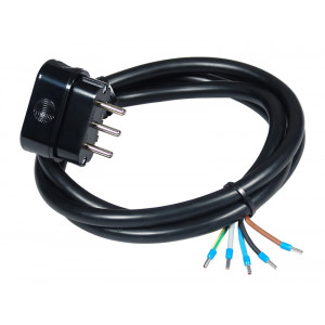 COMMEL priključni kabl trofazni 16A 400V 10000W crni 1,5m (C0733)