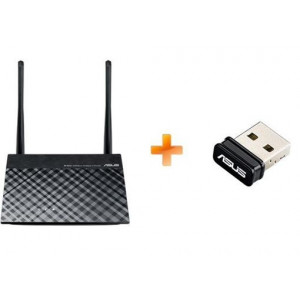 ASUS NET Bundle Router Wireless RT-N12+ + USB-N10 nano