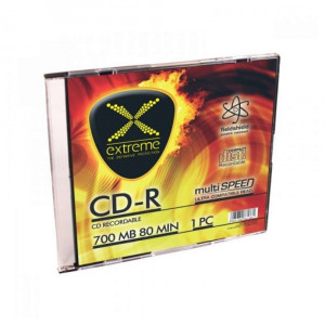 EXTREME CD-R2039 - PRAZNI MEDIJI SLIM CASE 1 KOM