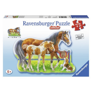 RAVENSBURGER puzzle (slagalice) - Konji u obliku RA05584