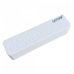 DENVER prenosna baterija PBA 2600/2600 mAh bela