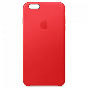 APPLE iPhone 6s Plus Leather Case - (PRODUCT)RED MKXG2ZM/A