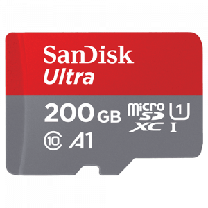SANDISK memorijska kartica + adapter SDXC 200GB SDSQUAR-200G-GN6MA