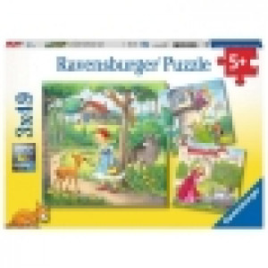 Ravensburger puzzle (slagalice) - Crvenkapa I Princ zabac RA08051