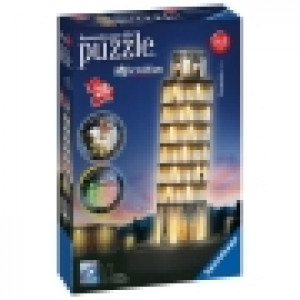 Ravensburger 3D puzzle (slagalice) -  Toranj u Pizi nocno izdanje RA12515