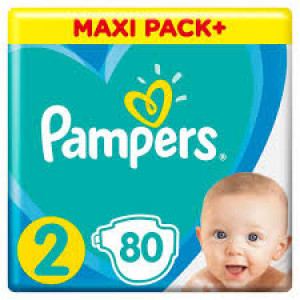 PAMPERS ACT JPM 2 (80) + WIPES 2x12kom 