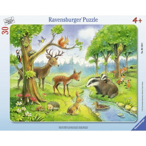 RAVENSBURGER puzzle - životinje na potočiću RA06138