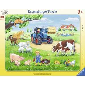 RAVENSBURGER puzzle - životinje na farmi RA06117