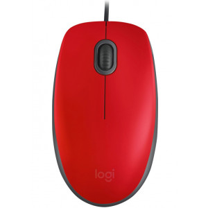 M110 Silent Optical Mouse Top Red