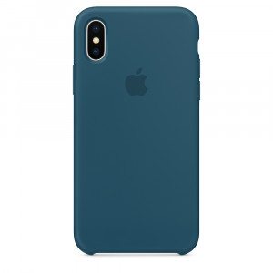 APPLE iPhone X Silicone Case - Cosmos Blue MR6G2ZM/A