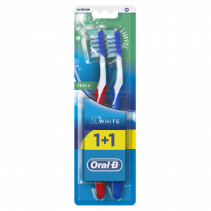 ORAL B četkica za zube 3D fresh 40 medium 1+1 gratis