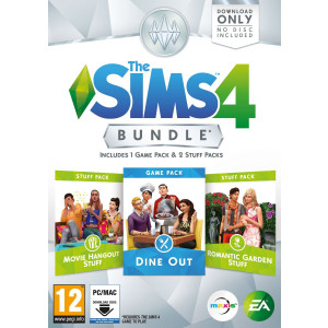 PC The Sims 4 Bundle Pack 3 Cool Kitchen Stuff + Outdoor Retreat + Spooky Stuff (Code in a box)