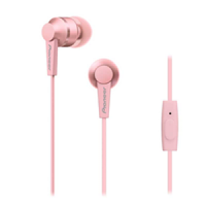 Slušalice bubice Pioneer SE-C3T-P aluminijumske sa mikrofonom roze 006-0496	