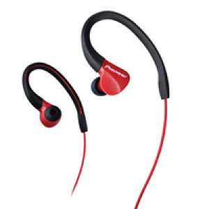 Slušalice bubice Pioneer SE-E3-R vodootporne bez mikrofona crvene 006-0501	