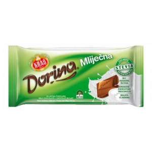 COKOLADA MLECNA SA STEVIOM 80G DORINA