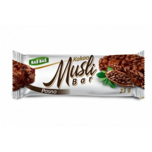 MUSLI BAR BASBAS KAKAO 23G