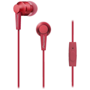 Slušalice bubice Pioneer SE-C3T-R aluminijumske sa mikrofonom crvene 006-0497	
