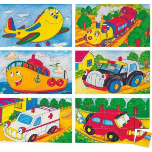 WOODY puzzle - slika auta 3x5 90034