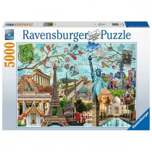 RAVENSBURGER Puzzle (slagalice) – Veliki gradovi, kolaž RA17118