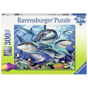 RAVENSBURGER puzzle (slagalice) - Nasmejane ajkule RA13225