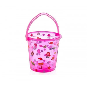 BABYJEM KOFICA ZA KUPANJE BEBE - PINK TRANSPARENT OCEAN 92-23999