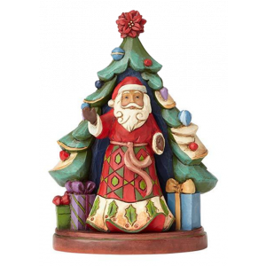 Santa With Tree (Set of 2)