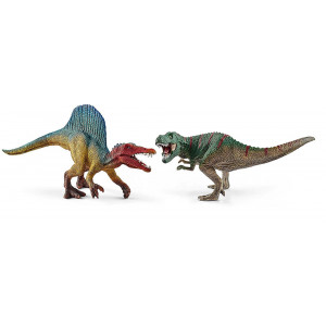 SCHLEICH igračka mali Spinosaurus i T-rex 41455